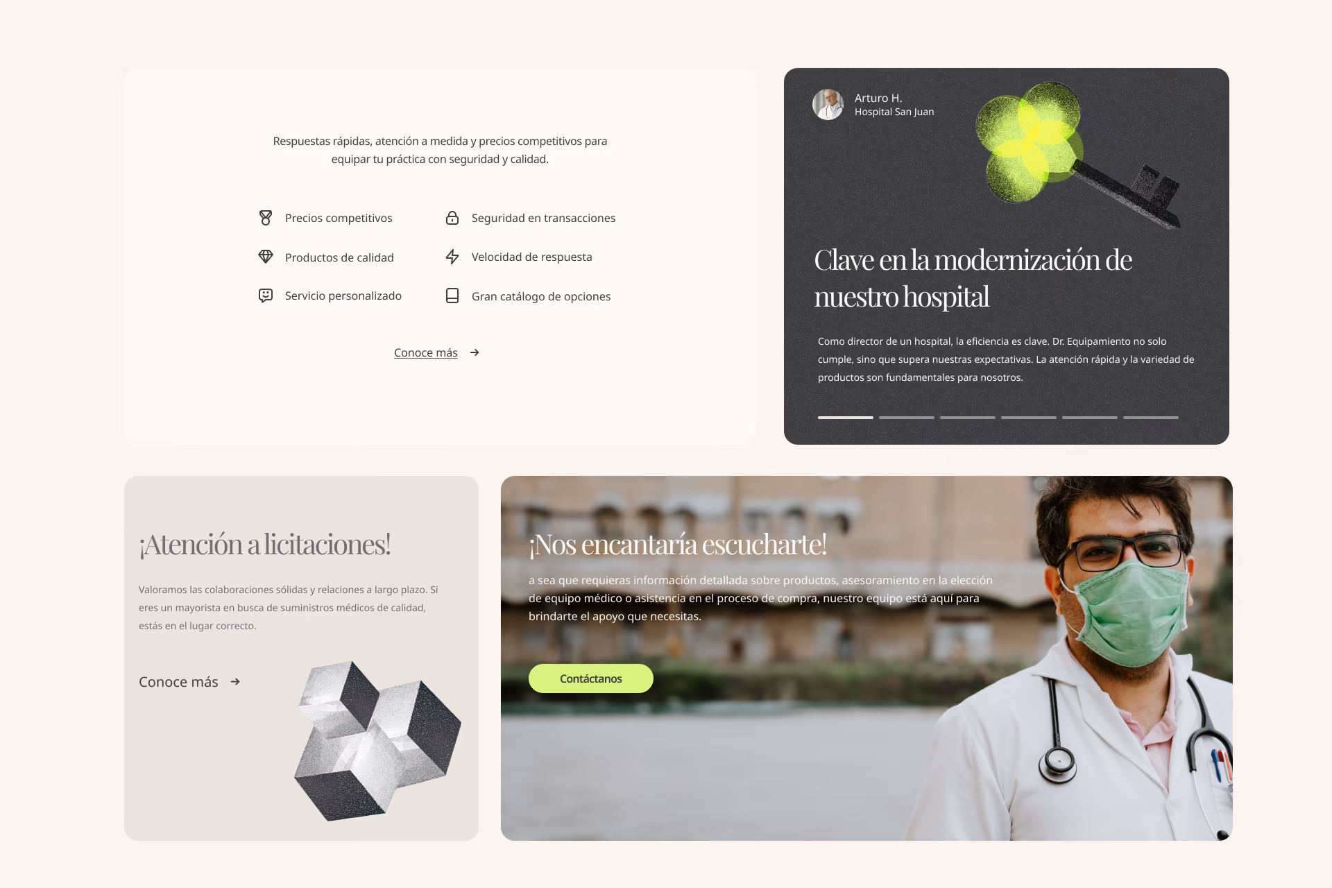 Footer de Doctor Equipamiento
