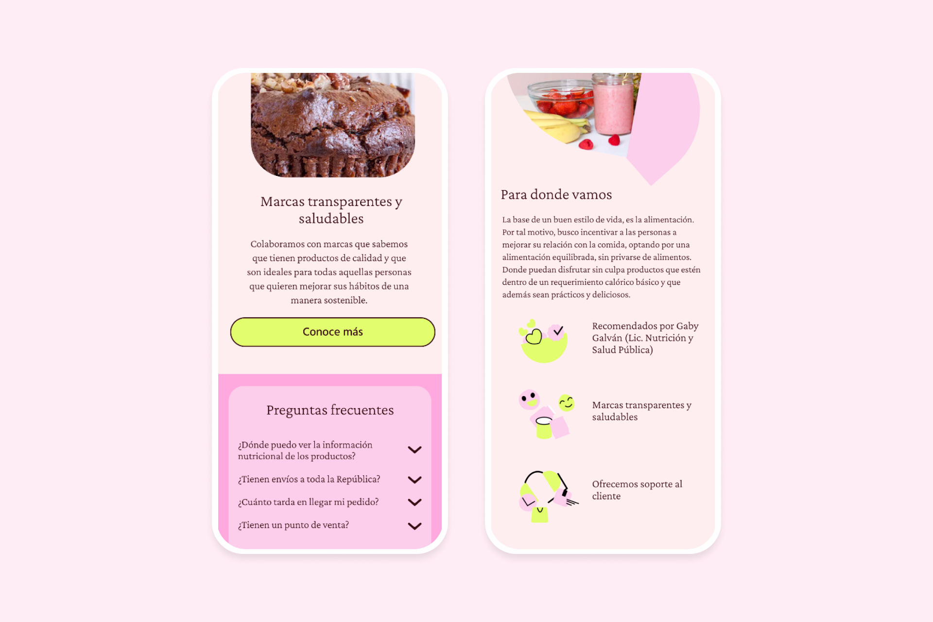 Página acerca de NDO Healthy Spot