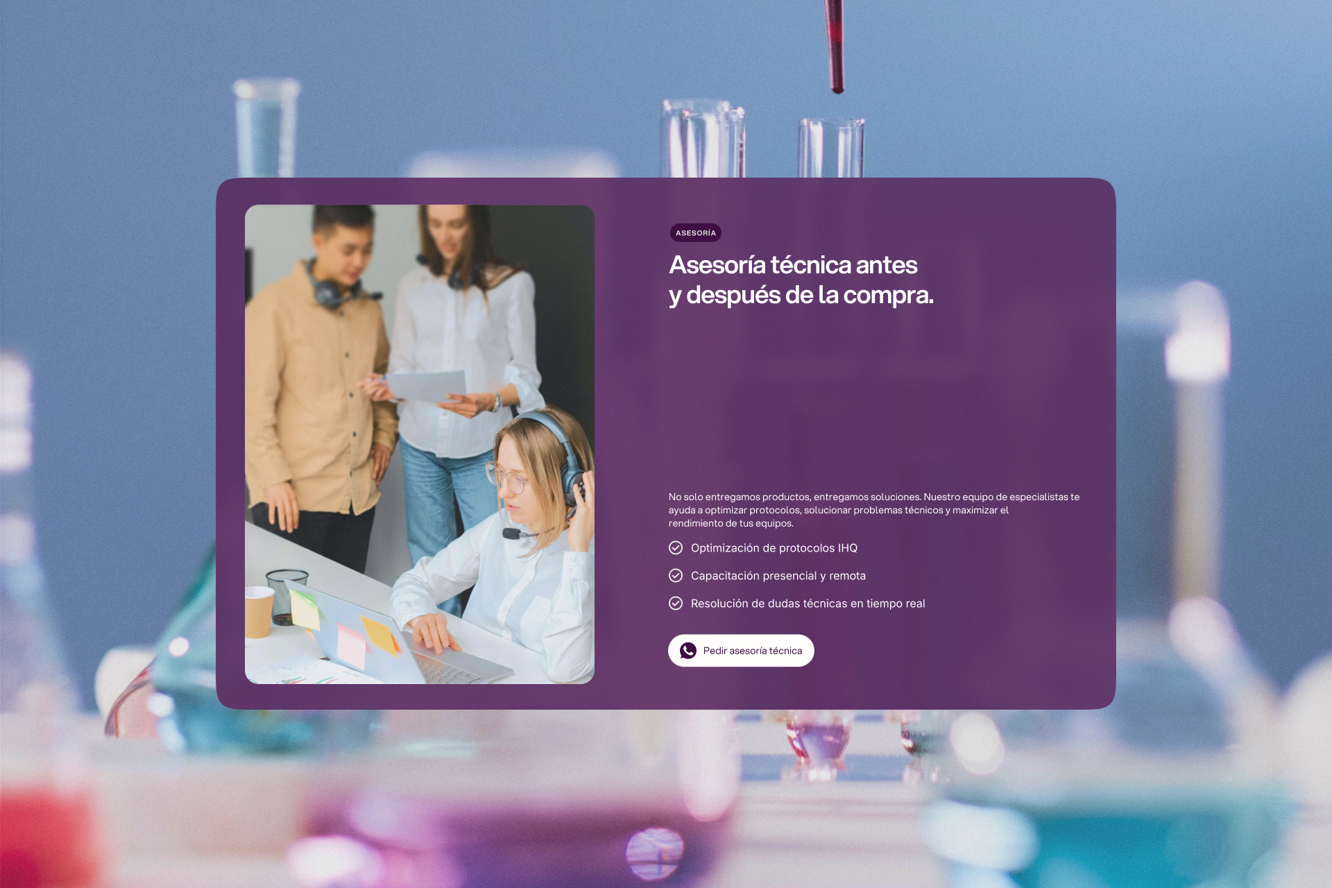 Diagnocell advisory content section