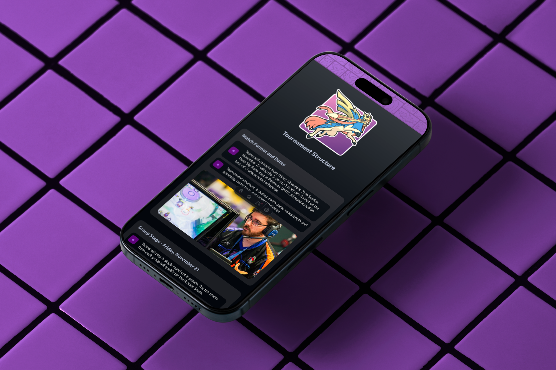 LAIC 2025 Pokémon UNITE homepage section