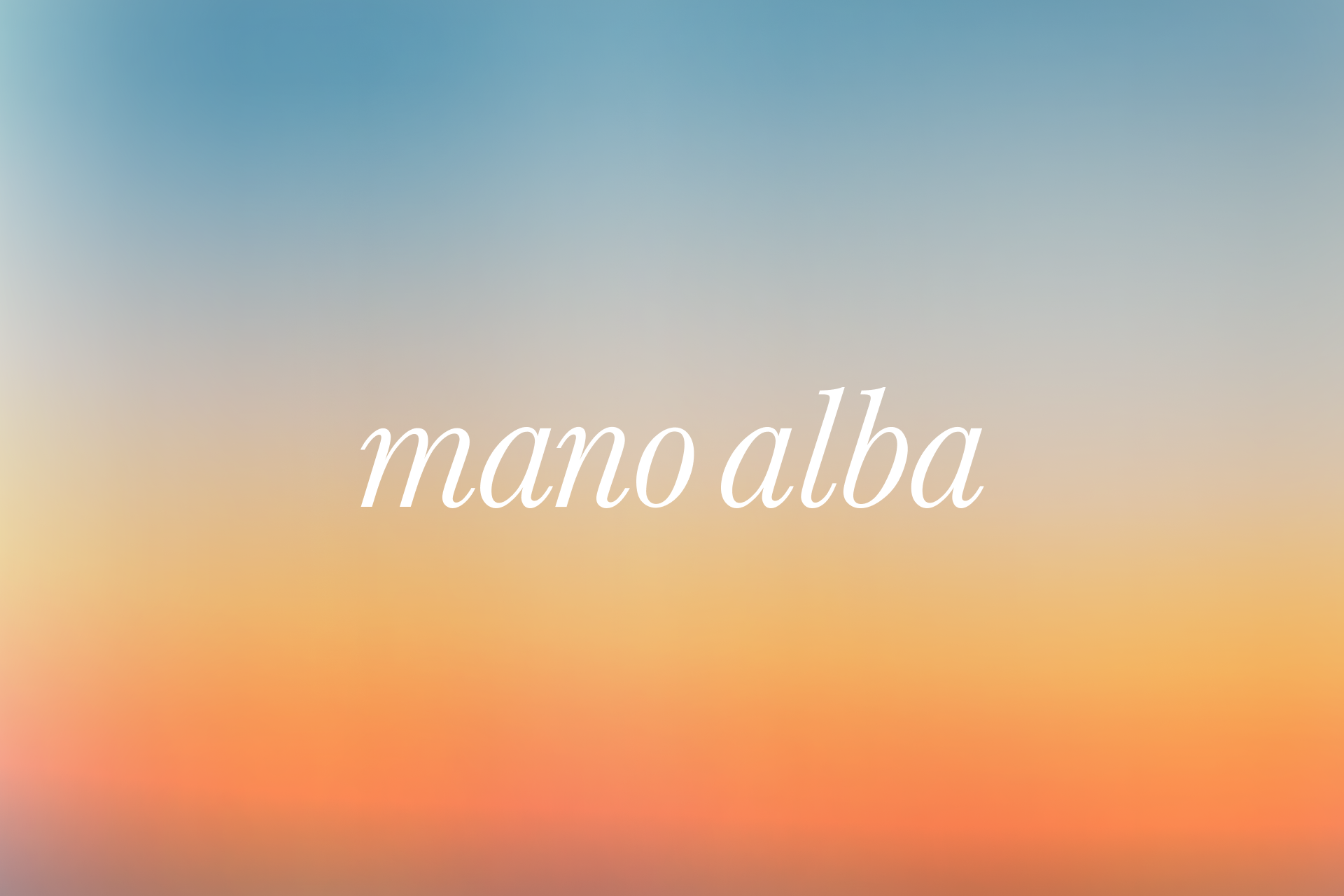 Mano Alba logotype